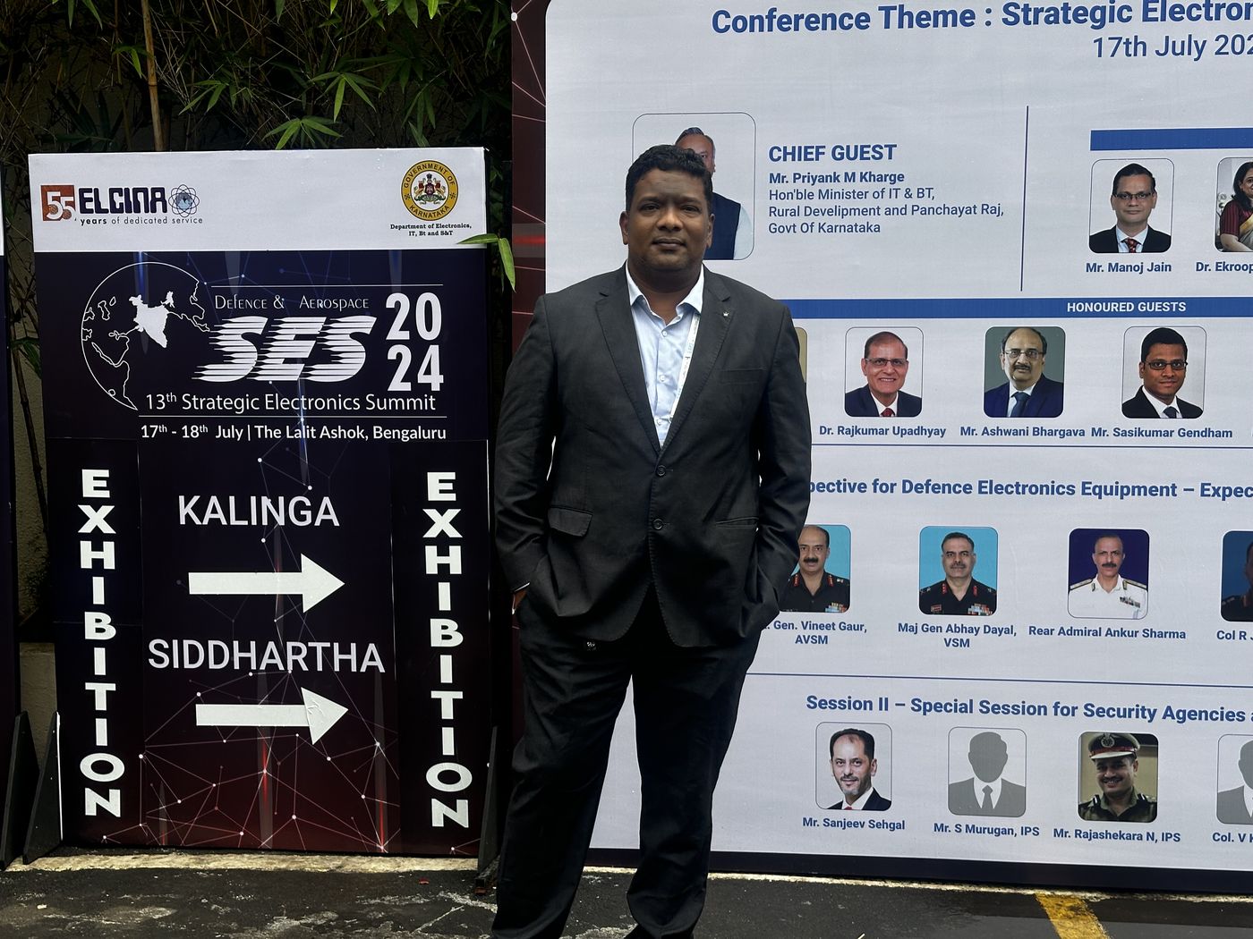 Venkatesh Kumar Pandurengan at the 13th Strategic Electronics Summit